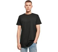 Build Your Brand Shaped Long Tee - Maglietta a Maniche Corte Uomo, Nero (Black), M