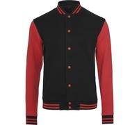 Build Your Brand Sweat College Jacket Leggera Giacca Uomo Set-In Contrast FAMA