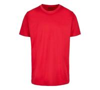 Build Your Brand T-Shirt Round Neck, Cityred, 5XL Uomo