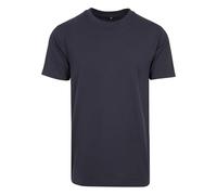 Build Your Brand T-Shirt Round Neck, Navy, S, Uomo