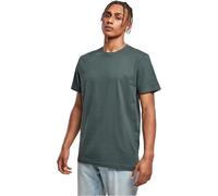Build Your Brand T-Shirt Round Neck, Verde Bottiglia, 5XL Uomo