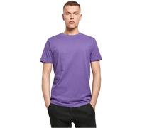 Build Your Brand T-Shirt Round Neck, Viola-Ultraviolet, 5XL Uomo