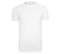 Build Your Brand T-Shirt Round Neck, White, 3XL Uomo