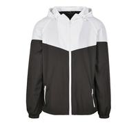 Build Your Brand Windrunner Tech a 2 Toni Giacca a Vento, Nero/Bianco, XXXXXL Uomo