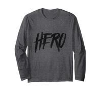Build Yourself & Be a Hero Citazioni novità Graphic Designs Maglia a Manica