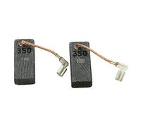 Buildalot Spazzole di carbone per Makita HM0871 C - 6,5 x 11 x 25 mm | Carboncini per martello | Con arresto automatico, cavo e connettore | Set da 2 | Rif. CB-350/194160-9, CB-351/197245-0