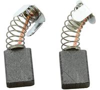 Buildalot Spazzole di carbone per Makita MLS100-6,5 x 13,5 x 17,5 mm | Carboncini per troncatrice | Con arresto automatico, molla, cavo e connettore | Set da 2 | Rif. 342026, CB-153/181044-0