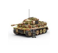 Buildarmy WW2 German Tiger 1 E versione tardiva in mattoni mimetici modello Building Block 1157pcs