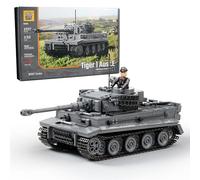 Buildarmy WW2 Germania Tiger 1 Tank 1:33 Costruzione Mattoni Kit