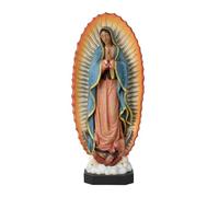 Buildclassic - Statua cattolica di Nostra Signora di Guadalupe, figura della Virgen De Guadalupe, regalo religioso per la festa della mamma, decorazione per la casa ispiratrice, altezza 27,2 cm