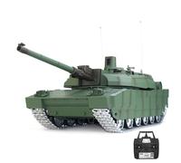 BuildCubes 1/16 RC Serbatoio, Francia H2408U Leclerc RC Carro armato Militare Veicolo Modello, 2.4G Armato RC Carro armato con suono, Rinculo Simulazione, Regalo Giocattolo Migliorato Metallo