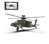 BuildCubes 1/32 F11 AH64 RC elicottero per adulti, 2.4G 6CH Flybarless senza timoni 6G/3D Stunt RC Elicottero militare, RC esercito elicottero modello giocattolo regalo -RTF