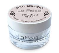 BUILDER GEL per unghie UV/LED - flessibile e moderatamente spesso, molto BUONO Proprietà ADESIVE - ROSA LATTEO (Clear)