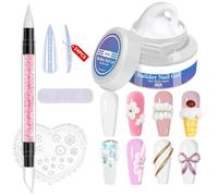 Builder Nail Gel - Non Sticky 3D Nail Sculpting Gel | Fingernail Extension Molding Glue, Ñail Art Builder el For Shaping and Strengthening Nails | For Home Practice Salon Use Beginners