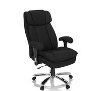 BUILDER XXL I | Tessuto - Sedia girevole XXL Nero