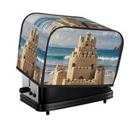 Building A Sandcastle, copertura trapuntata per tostapane a 2 fette, per piccoli elettrodomestici, con manico, decorazione per casa, tavolo, cucina