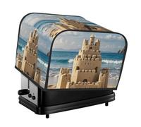 Building A Sandcastle, copertura trapuntata per tostapane a 4 fette, per piccoli elettrodomestici, con manico, decorazione per casa, tavolo, cucina