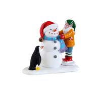 Lemax - Santa's Wonderland - Figurina: Costruire un pupazzo di neve