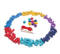 Building Alfabet Russo Bambino Che Primi Passi Giocattolo Blocchi Legno