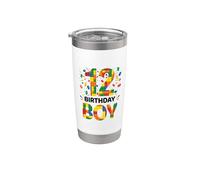 Building Block Building Block per il 12° compleanno del ragazzo di 12 anni Bicchiere termico in acciaio inox doppia parete