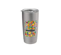Building Block Building Block per il 12° compleanno del ragazzo di 12 anni Bicchiere termico in acciaio inox doppia parete