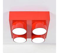 Building Block Plafoniera per Sala Giochi, Apparecchio per Montaggio a Incasso LED Metallico per Bambini Lampada da Soffitto Creativa Moderna Illuminazione a Sospensione per Camera dei Bambini Asilo