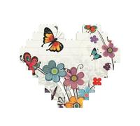 Building Block Puzzle Cartoon Farfalla Fiori Personalizzati Blocco di Mattoni Puzzle per Adulti Mattoni da Costruzione Puzzle 3D Cuore Blocchi Puzzle Mattoni Novità Mattoni Puzzle per Decorazione