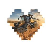 Building Block Puzzle Trattore Fattoria Raccolta Personalizzato Blocco di Mattoni Puzzle per Adulti Mattoni da Costruzione Puzzle 3D Cuore Blocchi Puzzle Mattoni Novità Mattoni Puzzle per Decorazione