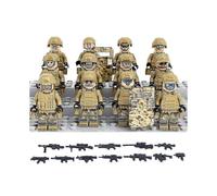 Building Blocks Action Figure 12pcs Marine Corps Airborne Division Anime Collection Model Art Set