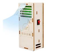 Building Blocks For Kids - Wooden Air Conditioner Model Kit 5.7x4.5x13.2cm