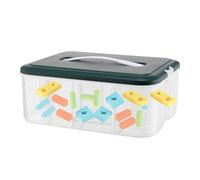 Building Blocks Storage Box, Clear Craft Organizers, Storage Containers With Compartments, Craft Parts Storage Container, Organizing Blocks Container, Bedroom Storage Box, Living Room Organizer Box