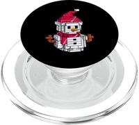 Building Brick Christmas Snowman Master Builder Ragazzi Bambini PopSockets PopGrip per MagSafe