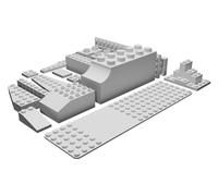 Building Brick Compatible with LEGO DUPLO - Customizable Block with Extensions