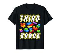 Building Bricks Terzo Grado 3 Ragazzi Insegnante Maestro Costruttore Maglietta