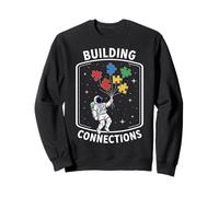 Building Connection Astronaut Autism Felpa