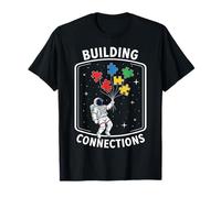 Building Connection Astronaut Autism Maglietta