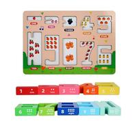 Building Digital Building, Building Blocks - 1-10 Numeri matematici Building Building,attività di apprendimento per Le abilità motorie, contano Giocattolo per Bambini di età Compresa tra 3 Anni