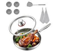 Builrand Padella Titanium Pro con coperchio (24 cm)
