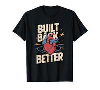 Built Back Better Open Heart Bypass Recovery Uomo Donna Maglietta