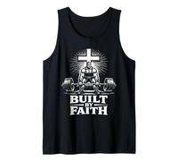 Built By Faith Christian Workout Pesi Palestra Canotta