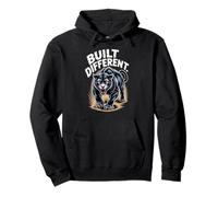 Built-Different Panther - Grafica Motivazione feroce Felpa con Cappuccio