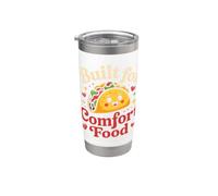 Built for comfort food Cute Taco Bicchiere termico in acciaio inox doppia parete