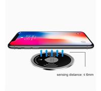 Built-in 60mm Desktop Waterproof Wireless Charger with USB C Type-C Charging for Office Desk and Other Places