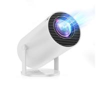 [Built-in Apps & Android 11.0] Mini Proiettore Portatile 20000 Lux 4K Supportato Rotazione 180° e Correzione Trapezoidale Automatica, Proiettore per Esterni Compatibile con TV Stick/Windows