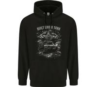 Built Like A Tank Palestra Bodybuilding Formazione Uomo Felpa