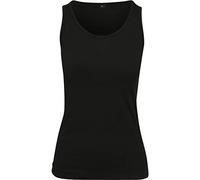 Built Your Brand Ladies Jersey Basic Tank Donna Top Nero XL 100% Cotone Regular