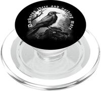 BUIO CI E NIENTE DI PIÙ Il Raven Edgar Allan Poe Meme PopSockets PopGrip per MagSafe