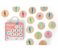 Buitenspeel BS Toys Moves - Gioco di Movimento per Bambini - Gioco di Attività - Ideale per Esterni - Adatto a Bambini dai 4 anni - Ideale per Feste - Piastrelle Multicolore