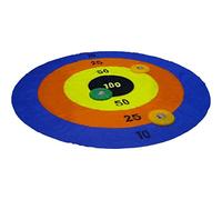 Gioco di lancio dei dischi su bersaglio colorato