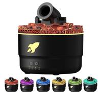 Buithafu Cannon - Diffusore di umidificatore Ultrasonic Essential Oil Diffuser Desk Humidifier con 7 luci colorate e timer Waterless Auto-Off